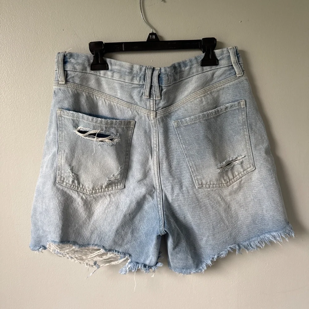 Kancan distressed button fly denim shorts style ESTILO - Picture 5 of 7